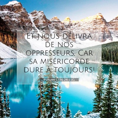 Psaumes 136:24 Verset biblique expliqué