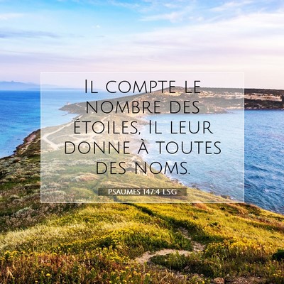 Psaumes 147:4 Verset biblique expliqué