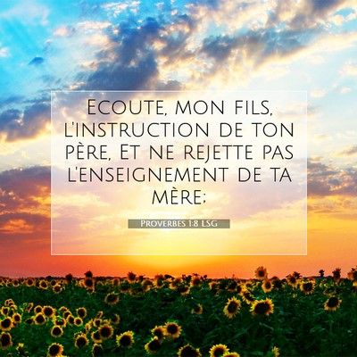 Proverbes 1:8 Verset biblique expliqué