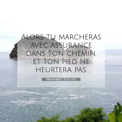 Proverbes 3:23 Verset biblique expliqué