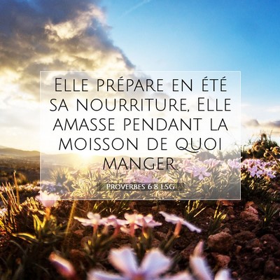 Proverbes 6:8 Verset biblique expliqué
