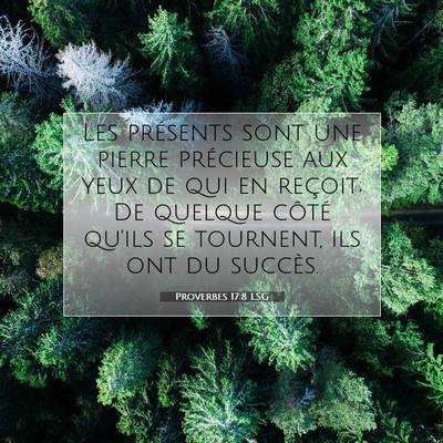 Proverbes 17:8 Verset biblique expliqué