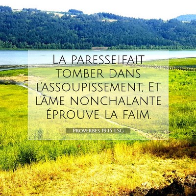 Proverbes 19:15 Verset biblique expliqué