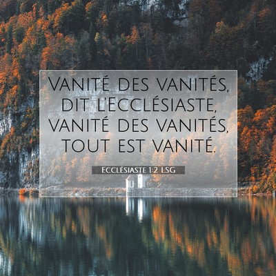 Ecclésiaste 1:2 Verset biblique expliqué