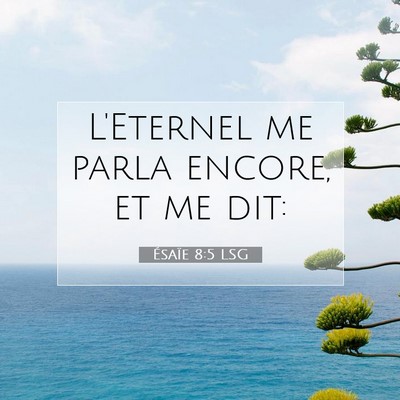 Ésaïe 8:5 Verset biblique expliqué