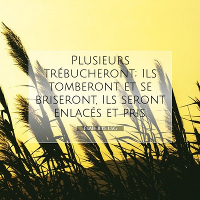 Ésaïe 8:15 Verset biblique expliqué