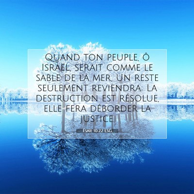 Ésaïe 10:22 Verset biblique expliqué