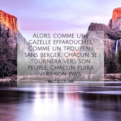 Ésaïe 13:14 Verset biblique expliqué