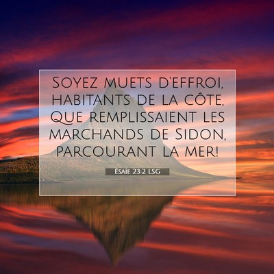 Ésaïe 23:2 Verset biblique expliqué