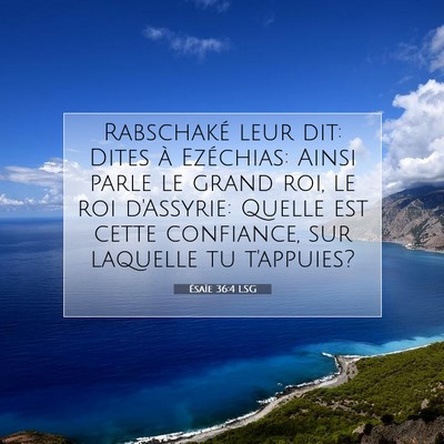 Ésaïe 36:4 Verset biblique expliqué