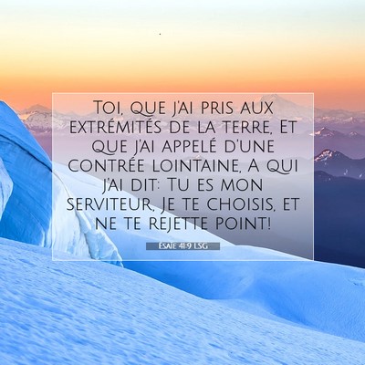Ésaïe 41:9 LSG Image du verset biblique