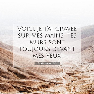 Ésaïe 49:16 Verset biblique expliqué