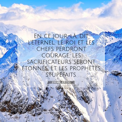 Jérémie 4:9 Verset biblique expliqué