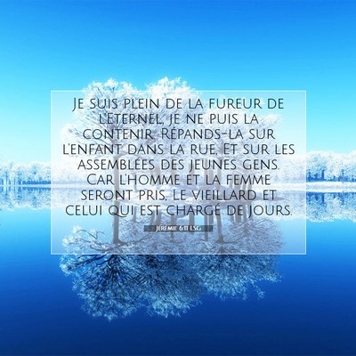Jérémie 6:11 Verset biblique expliqué