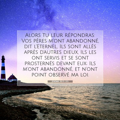 Jérémie 16:11 Verset biblique expliqué