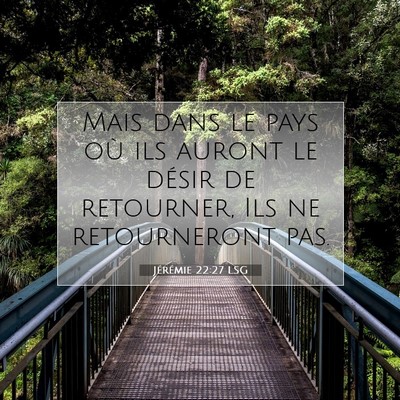 Jérémie 22:27 Verset biblique expliqué