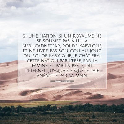 Jérémie 27:8 Verset biblique expliqué