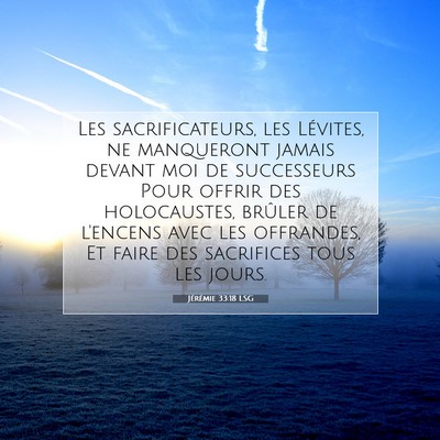 Jérémie 33:18 Verset biblique expliqué