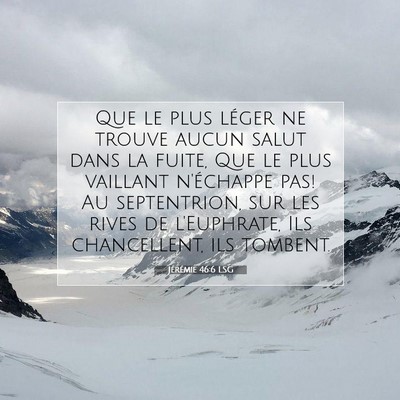 Jérémie 46:6 Verset biblique expliqué