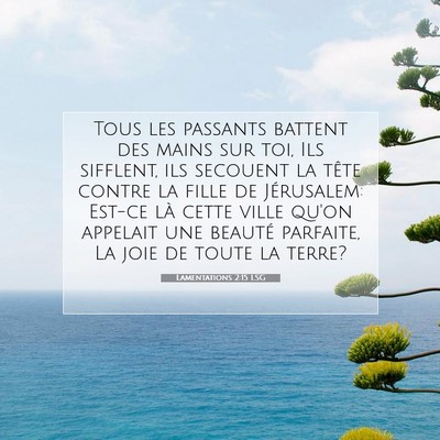 Lamentations 2:15 LSG Image du verset biblique