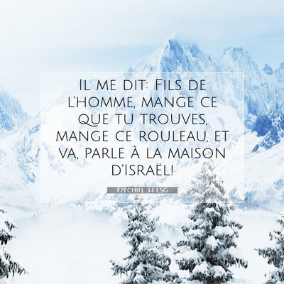 Ézéchiel 3:1 LSG Image du verset biblique
