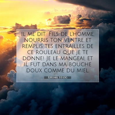 Ézéchiel 3:3 Verset biblique expliqué