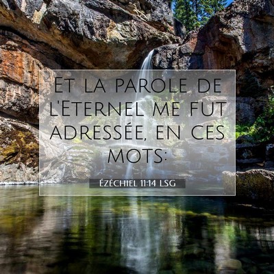 Ézéchiel 11:14 Verset biblique expliqué