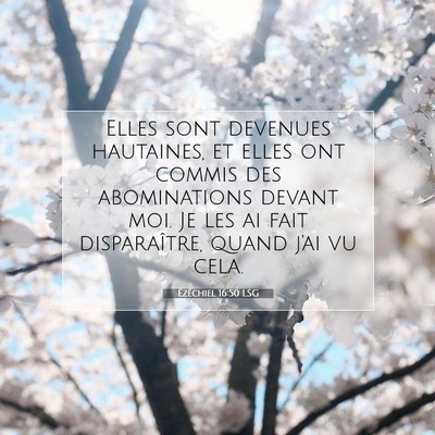 Ézéchiel 16:50 Verset biblique expliqué
