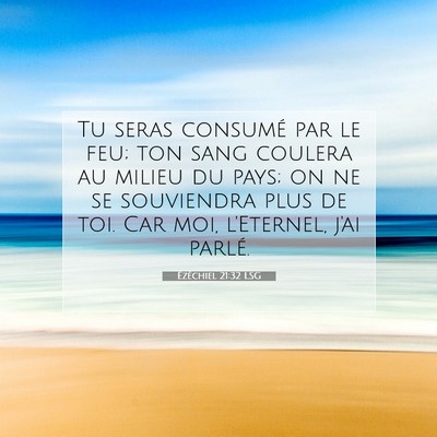 Ézéchiel 21:32 Verset biblique expliqué
