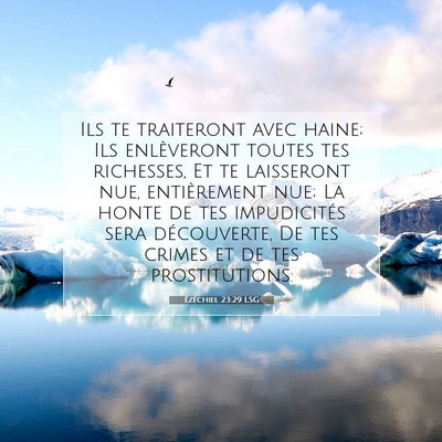 Ézéchiel 23:29 LSG Image du verset biblique