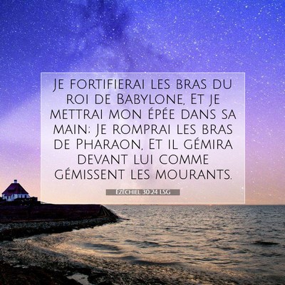 Ézéchiel 30:24 Verset biblique expliqué