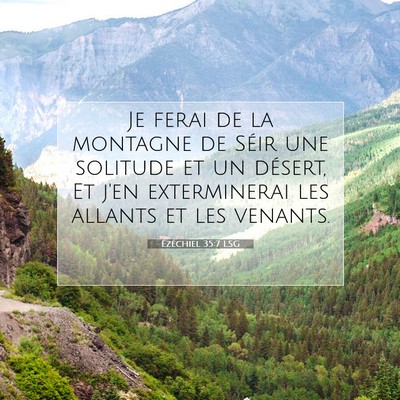 Ézéchiel 35:7 LSG Image du verset biblique