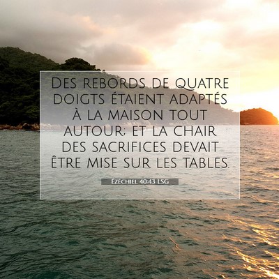Ézéchiel 40:43 Verset biblique expliqué
