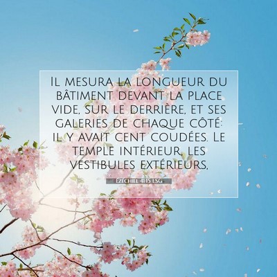 Ézéchiel 41:15 Verset biblique expliqué