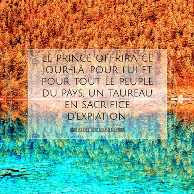 Ézéchiel 45:22 Verset biblique expliqué