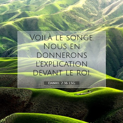 Daniel 2:36 Verset biblique expliqué
