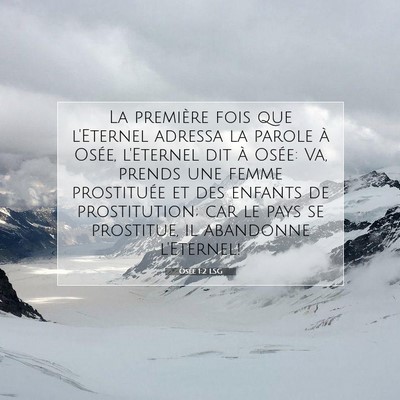 Osée 1:2 Verset biblique expliqué