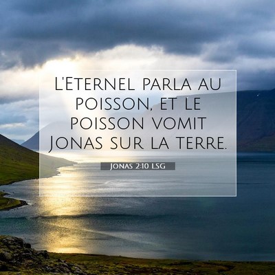 Jonas 2:10 LSG Image du verset biblique