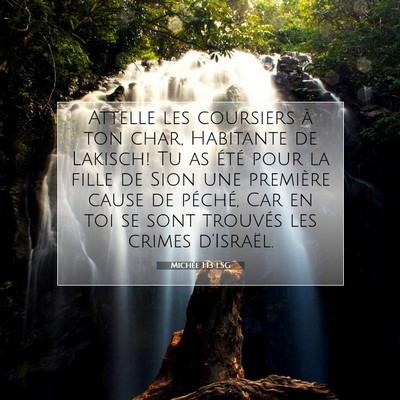 Michée 1:13 Verset biblique expliqué