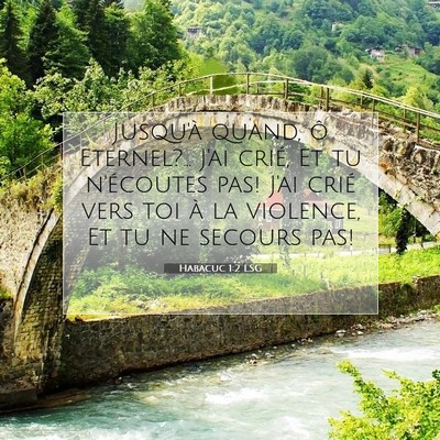 Habacuc 1:2 Verset biblique expliqué