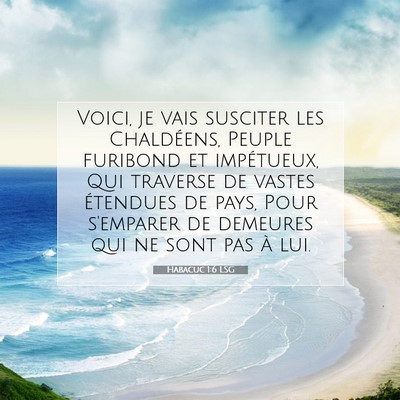 Habacuc 1:6 Verset biblique expliqué