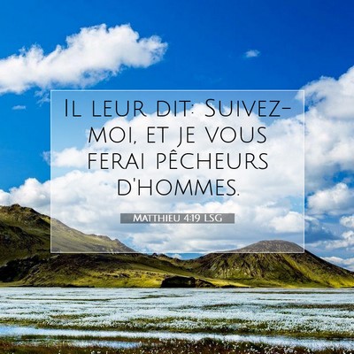 Matthieu 4:19 Verset biblique expliqué
