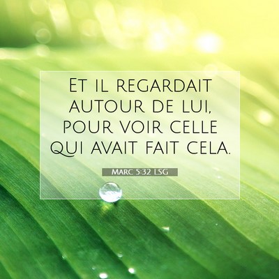 Marc 5:32 Verset biblique expliqué