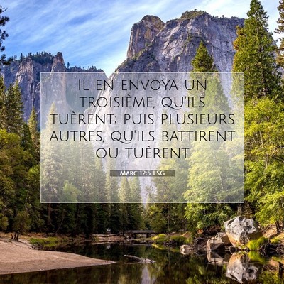 Marc 12:5 Verset biblique expliqué