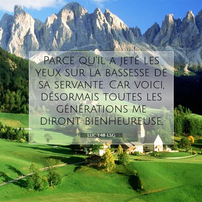 Luc 1:48 Verset biblique expliqué
