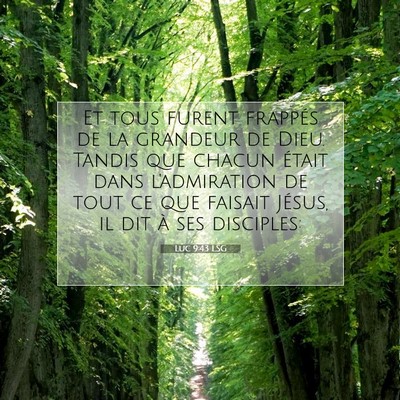 Luc 9:43 Verset biblique expliqué