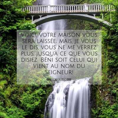 Luc 13:35 Verset biblique expliqué