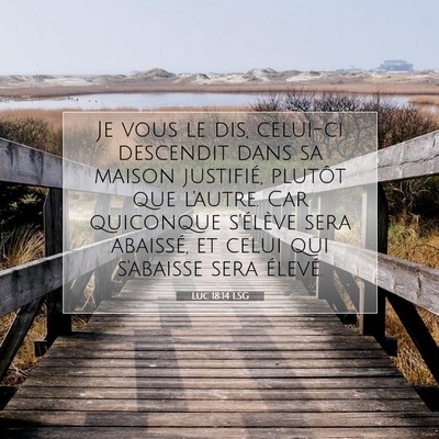 Luc 18:14 LSG Image du verset biblique