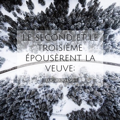 Luc 20:30 Verset biblique expliqué