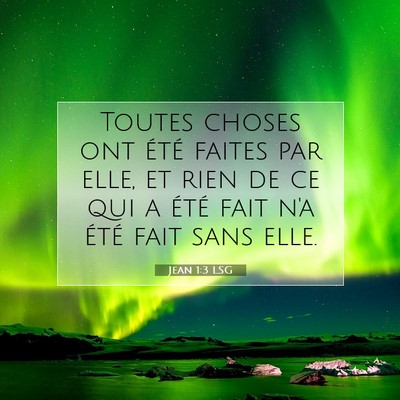Jean 1:3 Verset biblique expliqué